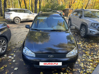 2009 Lada (ВАЗ) Kalina I, чёрный, 389000 рублей, вид 2