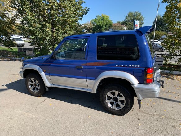 1996 Mitsubishi Pajero II, синий, 625000 рублей - вид 4