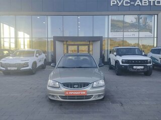 2008 Hyundai Accent ТагАЗ II, бежевый, 350000 рублей, вид 2