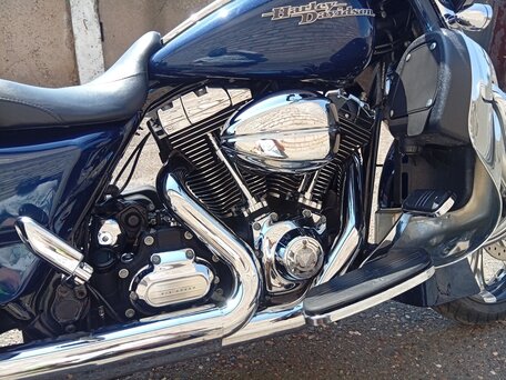 2012 Harley-Davidson Street Glide, синий, 1100000 рублей, вид 4
