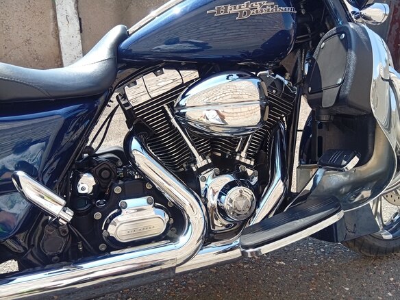 2012 Harley-Davidson Street Glide, синий, 1100000 рублей - вид 3