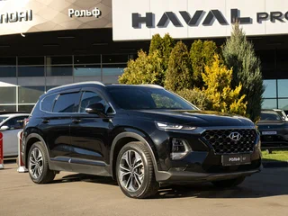 2019 Hyundai Santa Fe IV, чёрный, 3238000 рублей, вид 2