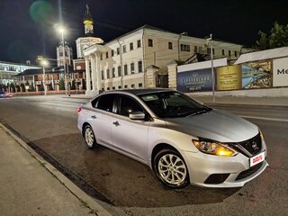 2018 Nissan Sentra VII (B17) Рестайлинг, серебристый, 1260000 рублей, вид 3