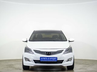2016 Hyundai Solaris I Рестайлинг, белый, 669000 рублей, вид 2