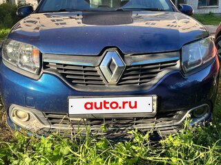 2014 Renault Logan II, синий, 600000 рублей, вид 1