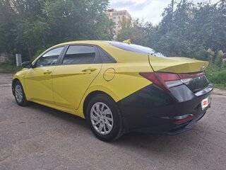 2021 Hyundai Elantra VII (CN7), жёлтый, 1250000 рублей, вид 4