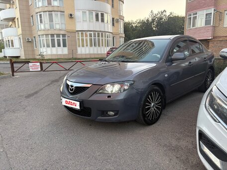 2008 Mazda 3 5-speed I (BK) Рестайлинг, серый, 410000 рублей, вид 1