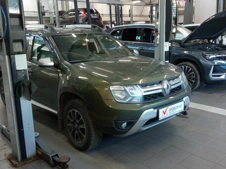 2016 Renault Duster I Рестайлинг, зелёный, 990000 рублей, вид 2