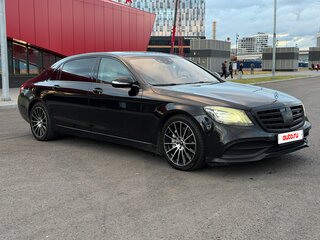 2017 Mercedes-Benz Maybach S-Класс 450 I (X222) Рестайлинг, чёрный, 3350000 рублей, вид 3