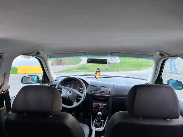 2001 Volkswagen Golf IV, чёрный, 450000 рублей - вид 5