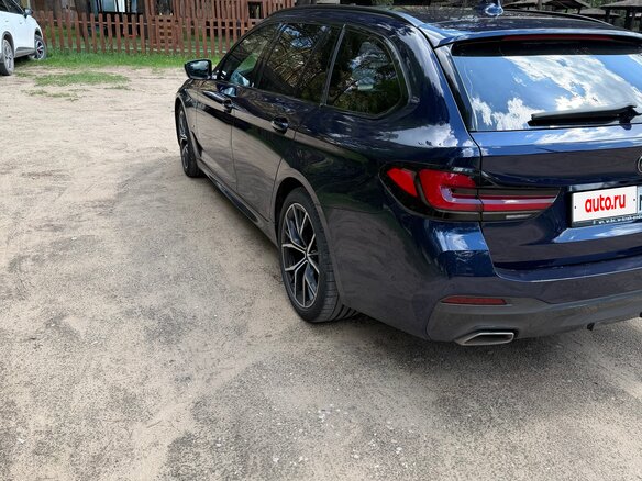 2021 BMW 5 серии 540d xDrive VII (G30/G31/G38) Рестайлинг, синий - вид 9