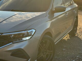 2021 Volkswagen Polo VI, бежевый, 1748500 рублей, вид 1
