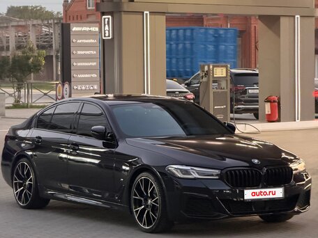 2020 BMW 5 серии 530i VII (G30/G31/G38) Рестайлинг, синий, 4890000 рублей, вид 3