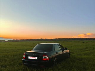 2015 Lada (ВАЗ) Priora I Рестайлинг, чёрный, 500000 рублей, вид 2