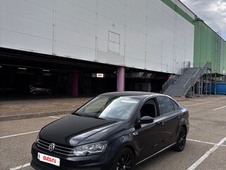 2019 Volkswagen Polo V Рестайлинг, чёрный, 1470000 рублей, вид 1