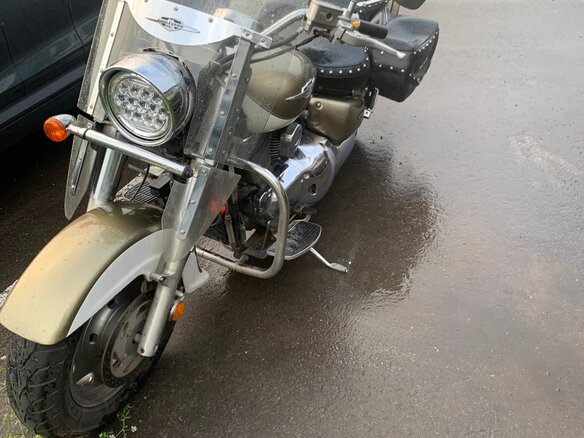 2008 Suzuki Boulevard C90, бежевый - вид 7
