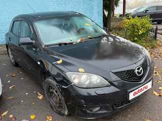 2007 Mazda 3 I (BK) Рестайлинг, чёрный, 300000 рублей, вид 2