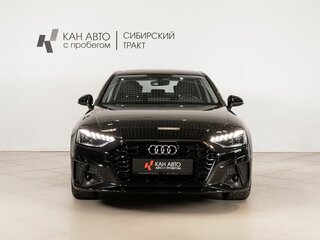 2021 Audi A4 40 TFSI V (B9) Рестайлинг, чёрный, 3429500 рублей, вид 2
