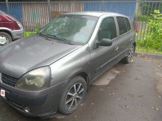 2002 Renault Clio II Рестайлинг, серый, 205000 рублей, вид 3