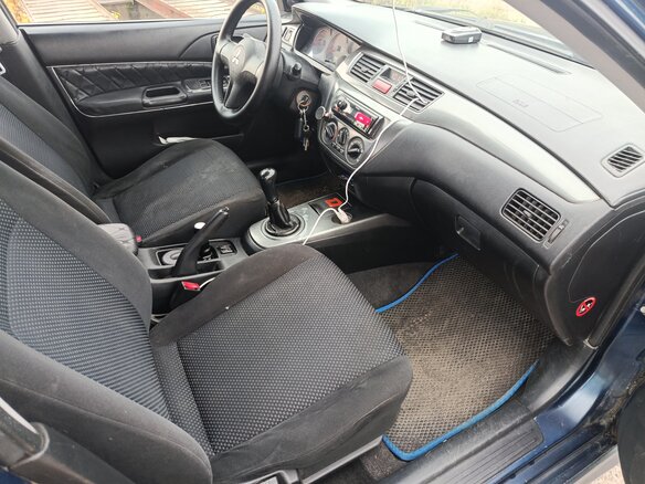 2006 Mitsubishi Lancer IX Рестайлинг, синий, 120000 рублей - вид 13