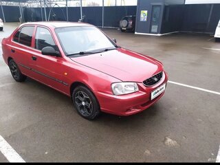 2006 Hyundai Accent ТагАЗ II, красный, 340000 рублей, вид 2