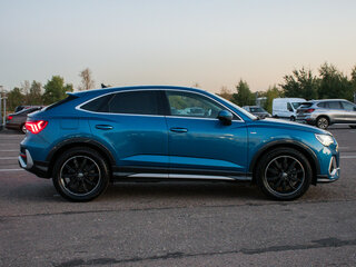 2020 Audi Q3 Sportback 45 TFSI II (F3), голубой, 3850000 рублей, вид 4