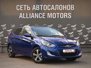 2012 Hyundai Solaris I, синий, 785000 рублей, вид 1