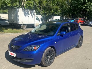 2007 Mazda 3 I (BK) Рестайлинг, синий, 440000 рублей, вид 1