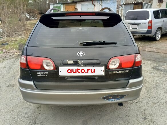 1997 Toyota Caldina II, чёрный - вид 4