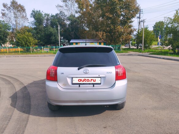 2003 Toyota Corolla Runx IX (E120, E130), серый, 530000 рублей - вид 4