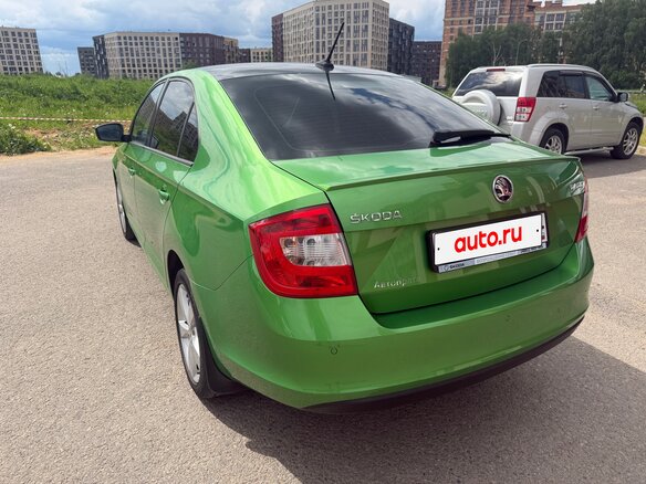 2017 Skoda Rapid I, зелёный - вид 20