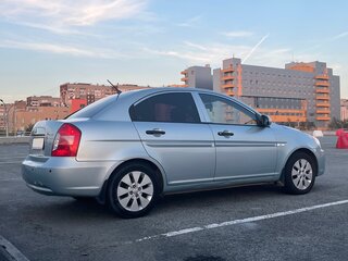 2006 Hyundai Verna II, голубой, 469000 рублей, вид 4