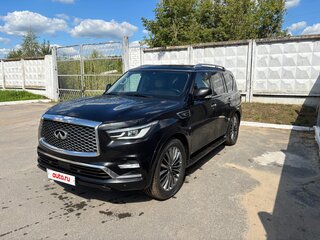 2018 Infiniti QX80 I Рестайлинг 2, чёрный, 3075000 рублей, вид 1