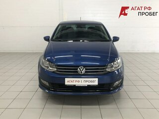 2020 Volkswagen Polo V Рестайлинг, синий, 1320000 рублей, вид 2