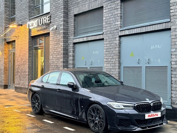 2021 BMW 5 серии 523d VII (G30/G31/G38) Рестайлинг, чёрный - вид 2