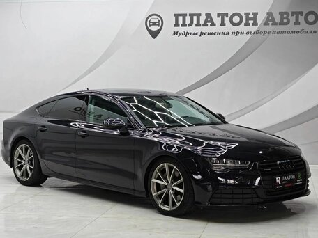 2015 Audi A7 I (4G) Рестайлинг, синий, 2175000 рублей, вид 3