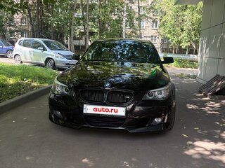 2008 BMW 5 серии 525i V (E60/E61) Рестайлинг, чёрный, 1310000 рублей, вид 5