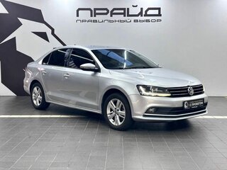 2018 Volkswagen Jetta VI Рестайлинг, серебристый, 1499900 рублей, вид 4