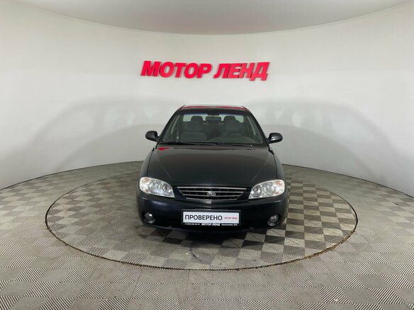 2008 Kia Spectra I Рестайлинг 2, чёрный - вид 2
