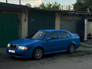 2005 Skoda Octavia I (A4) Рестайлинг, синий, 350000 рублей, вид 1