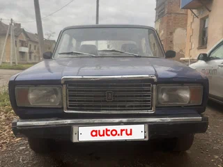 2007 Lada (ВАЗ) 2107, синий, 65000 рублей, вид 1