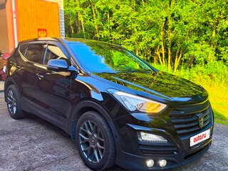 2015 Hyundai Santa Fe III, чёрный, 2320000 рублей, вид 1