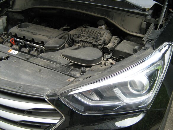 2016 Hyundai Santa Fe III Рестайлинг, чёрный, 2750000 рублей - вид 16