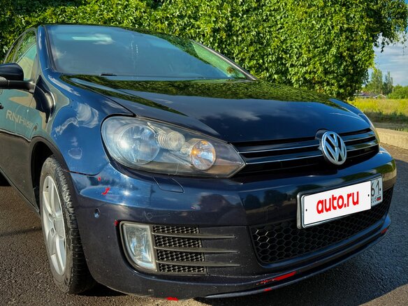 2011 Volkswagen Golf VI, синий, 850000 рублей - вид 3