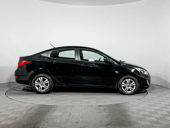 2013 Hyundai Solaris I, чёрный - вид 3
