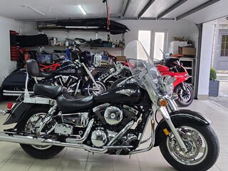 2002 Kawasaki VN1500 Vulcan, чёрный, 530000 рублей, вид 4