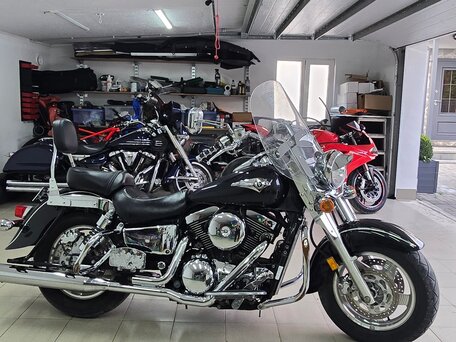 2002 Kawasaki VN1500 Vulcan, чёрный, 530000 рублей, вид 4