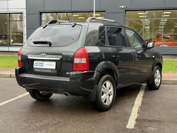 2008 Hyundai Tucson I, зелёный, 785000 рублей - вид 4