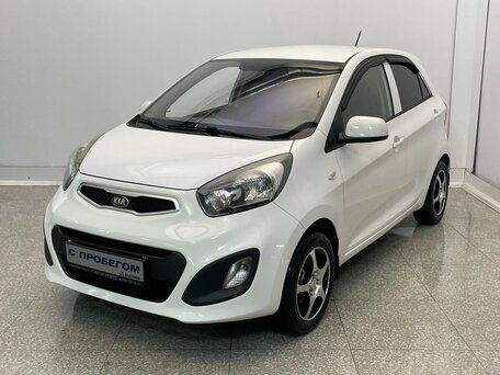 2013 Kia Picanto II, белый, 645000 рублей, вид 1