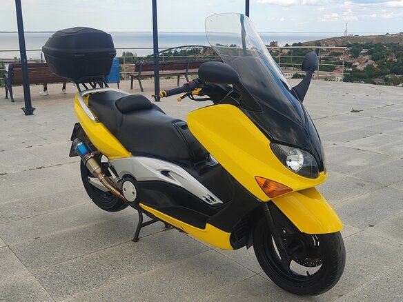 2003 Yamaha TMAX, жёлтый, 300000 рублей - вид 21